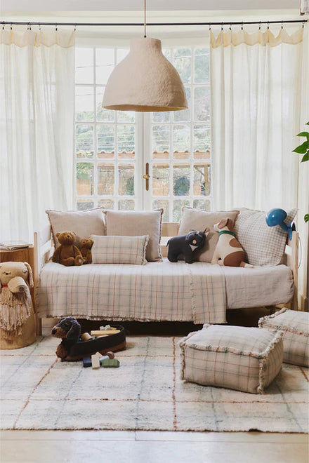 Lorena Canals Plaid | Tartan Blue Sage