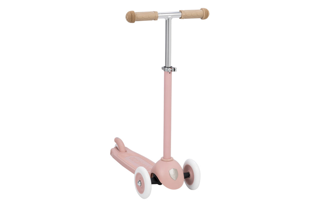 Banwood Eco Scooter Step Incl. Mandje | Dustyrose