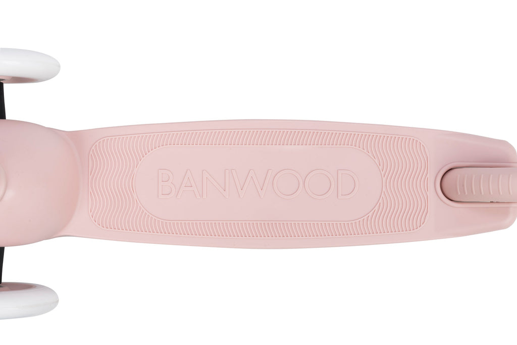 Banwood Eco Scooter Step Incl. Mandje | Faded Pink