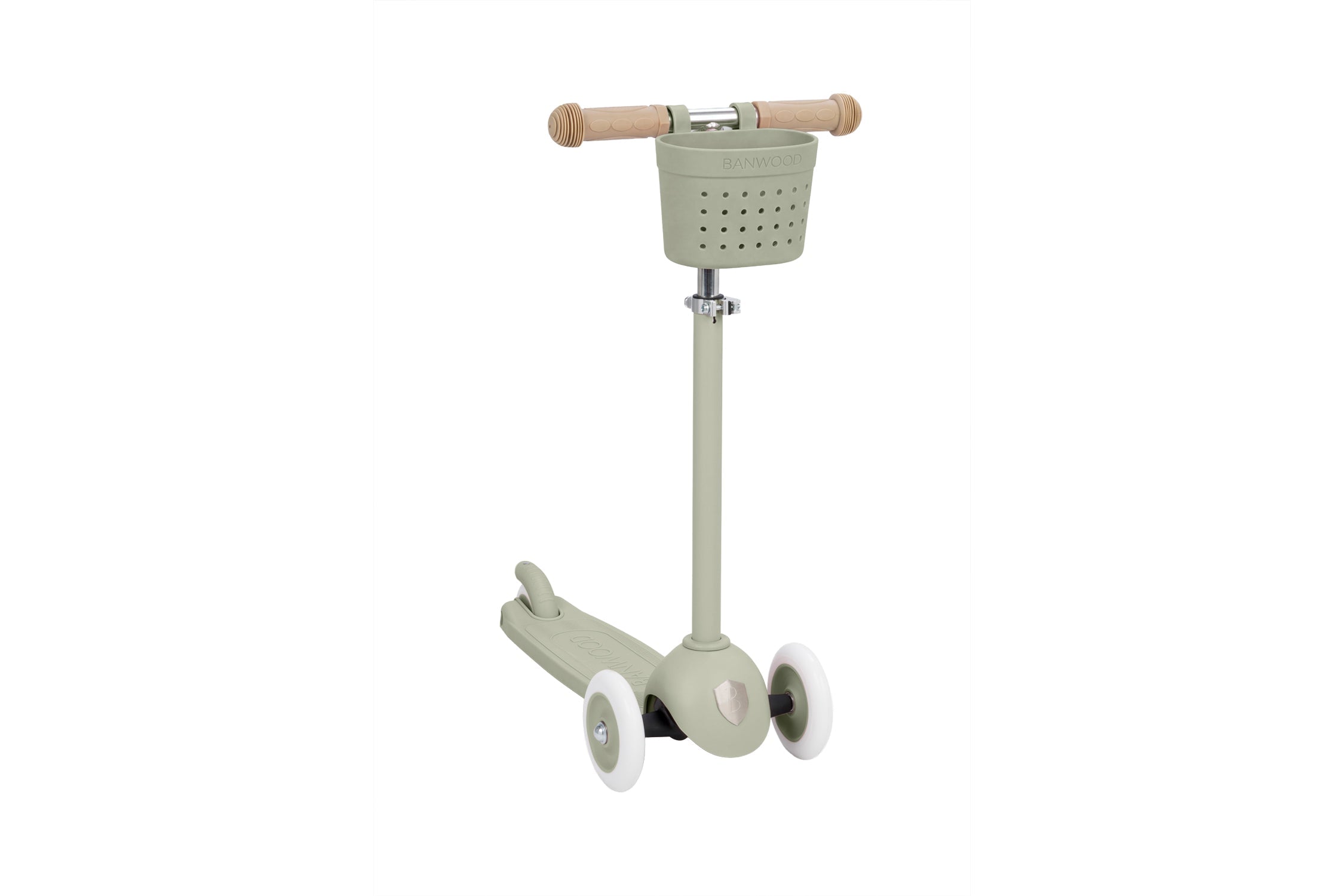 Banwood Eco Scooter Step Incl. Mandje | Olive