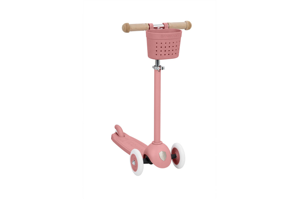 Banwood Eco Scooter Step Incl. Mandje | Raspberry