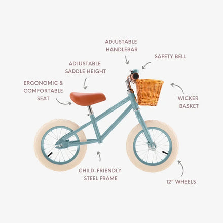 Banwood First Go Loopfiets | Teal