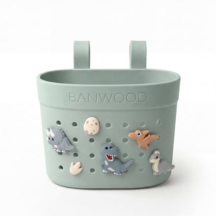 Banwood Fietsmandje Pin & Ride | Clay