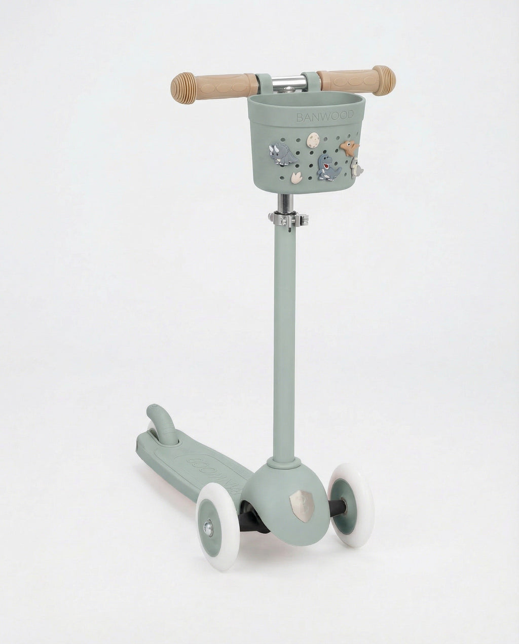 Banwood Fietsmandje Pin & Ride | Clay