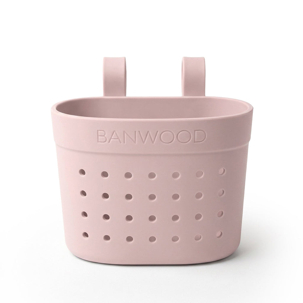 Banwood Fietsmandje Pin & Ride | Faded Pink