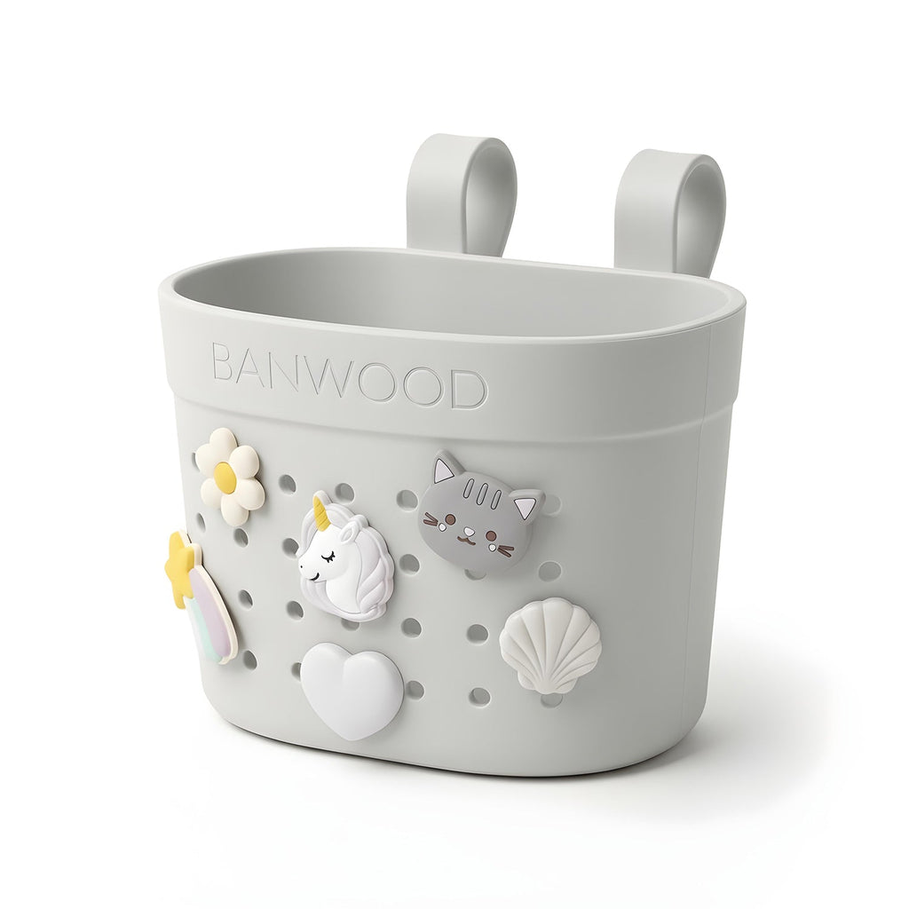 Banwood Fietsmandje Pin & Ride | Ivory