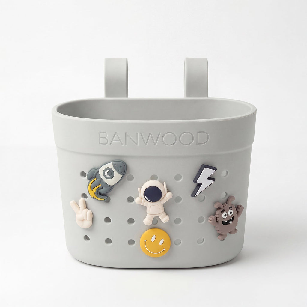 Banwood Fietsmandje Pin & Ride | Ivory