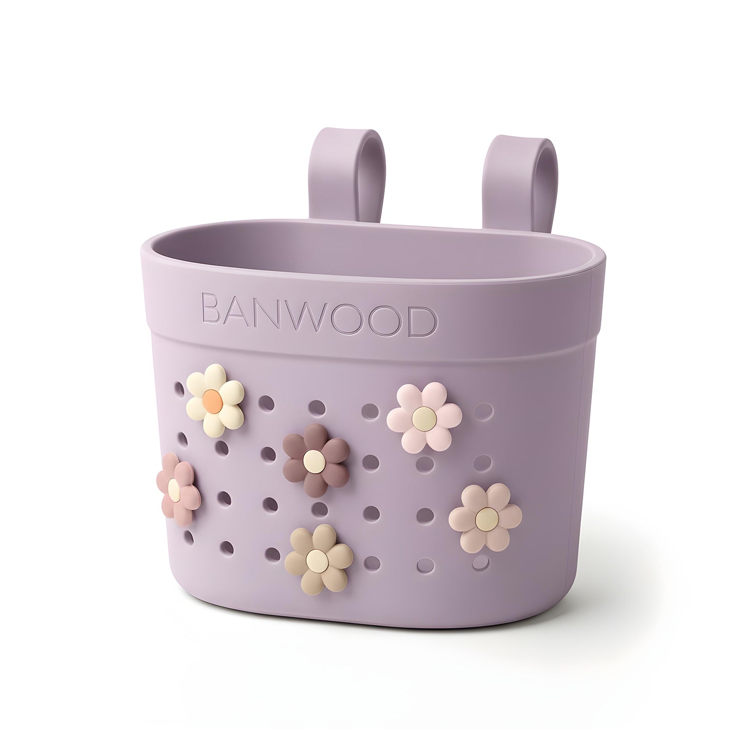 Banwood Fietsmandje Pin & Ride | Lavendel