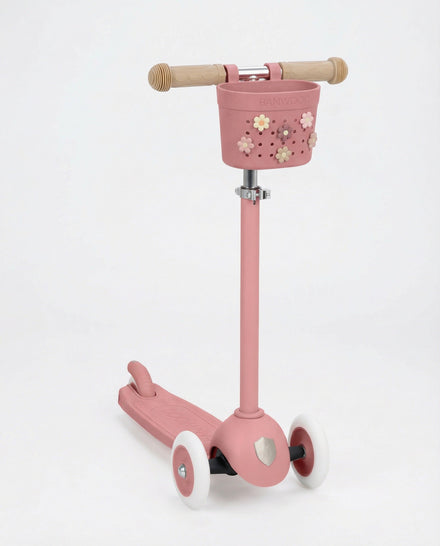 Banwood Fietsmandje Pin & Ride | Raspberry