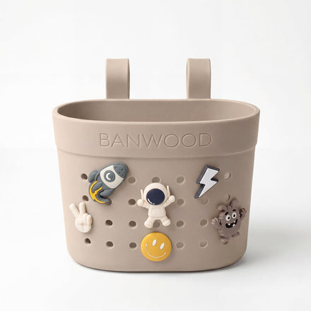 Banwood Fietsmandje Pin & Ride | Sand