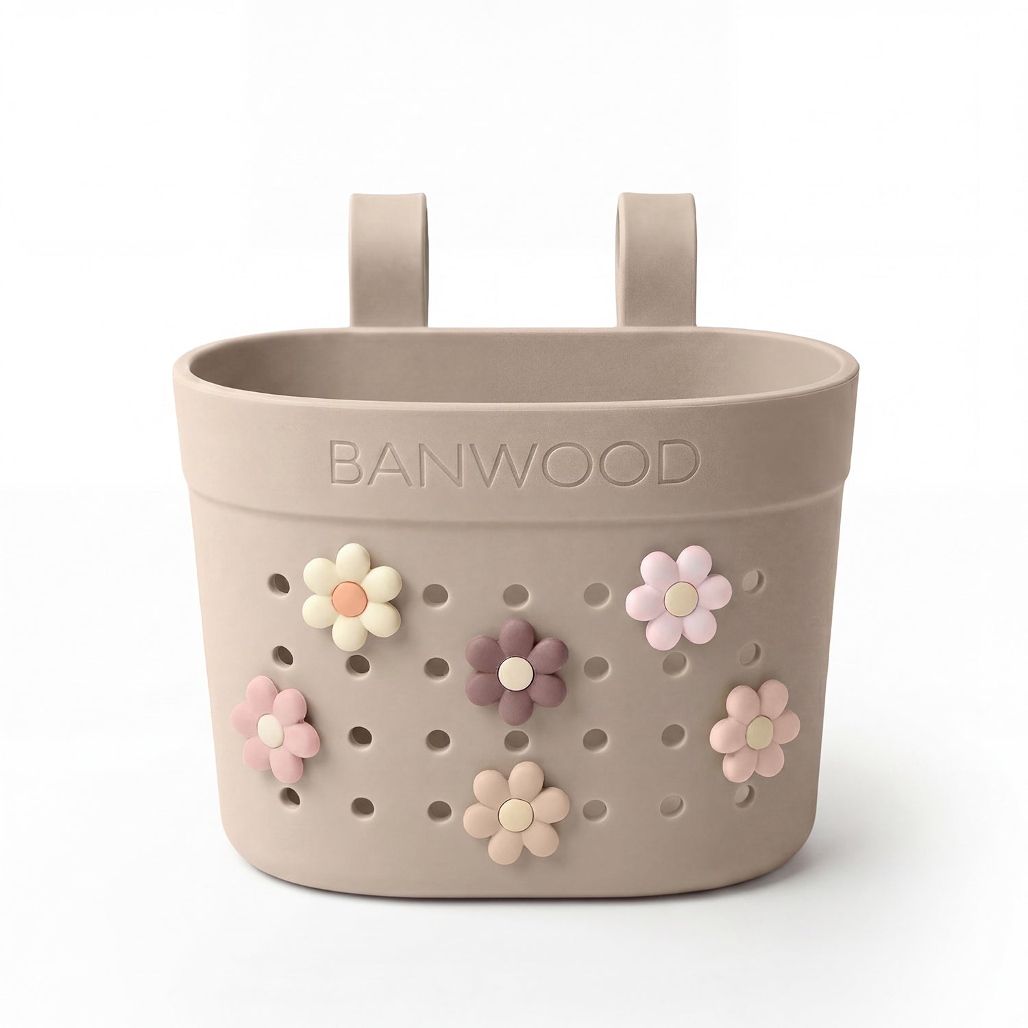 Banwood Fietsmandje Pin & Ride | Sand