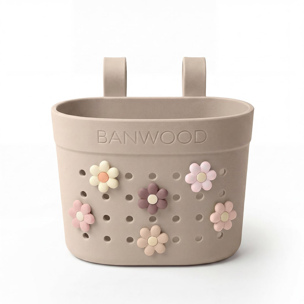 Banwood Fietsmandje Pin & Ride | Sand