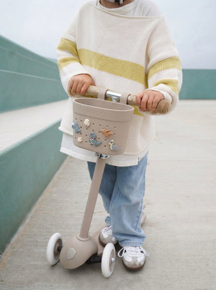 Banwood Fietsmandje Pin & Ride | Sand