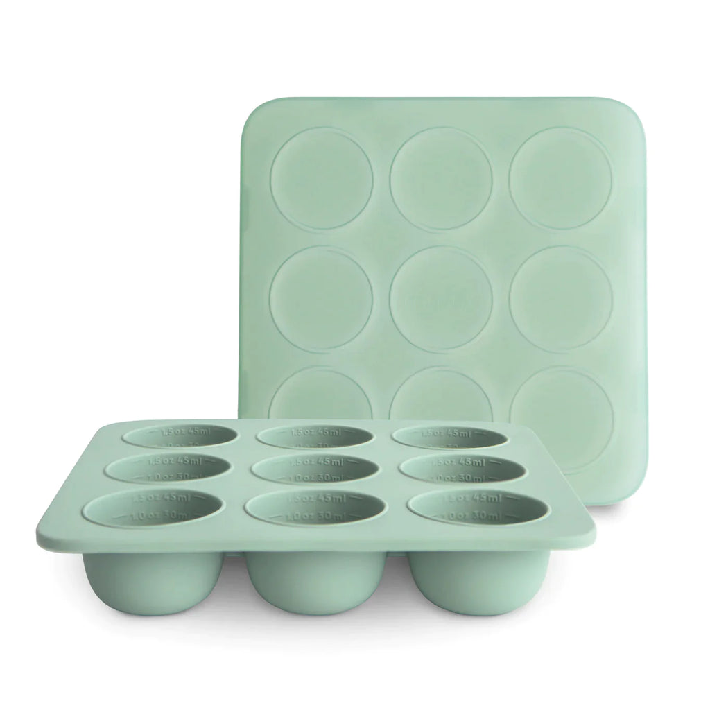 Mushie Diepvries Tray | Cambridge Blue