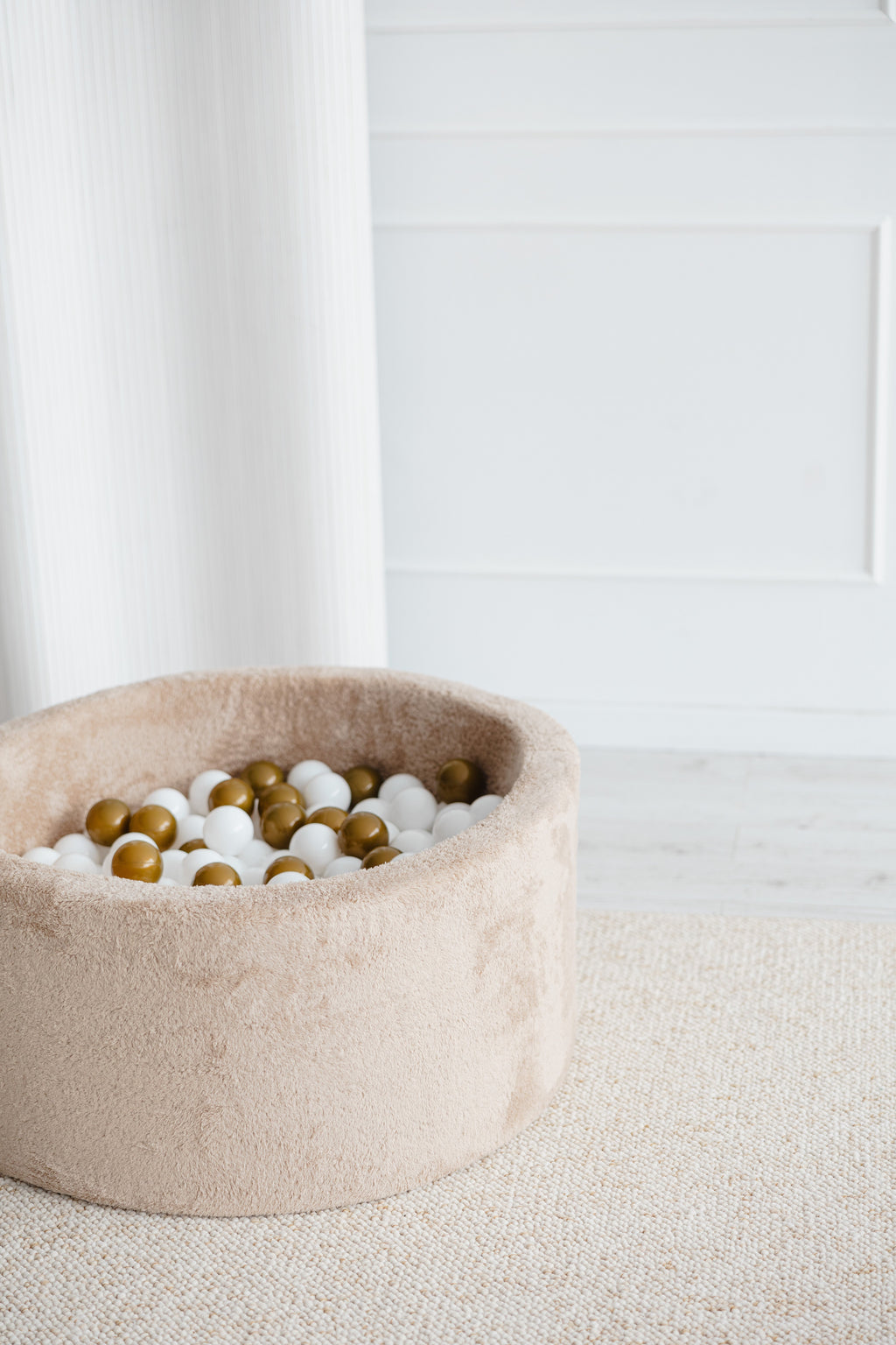 Moje Ballenbad Teddy 90x40cm | Beige