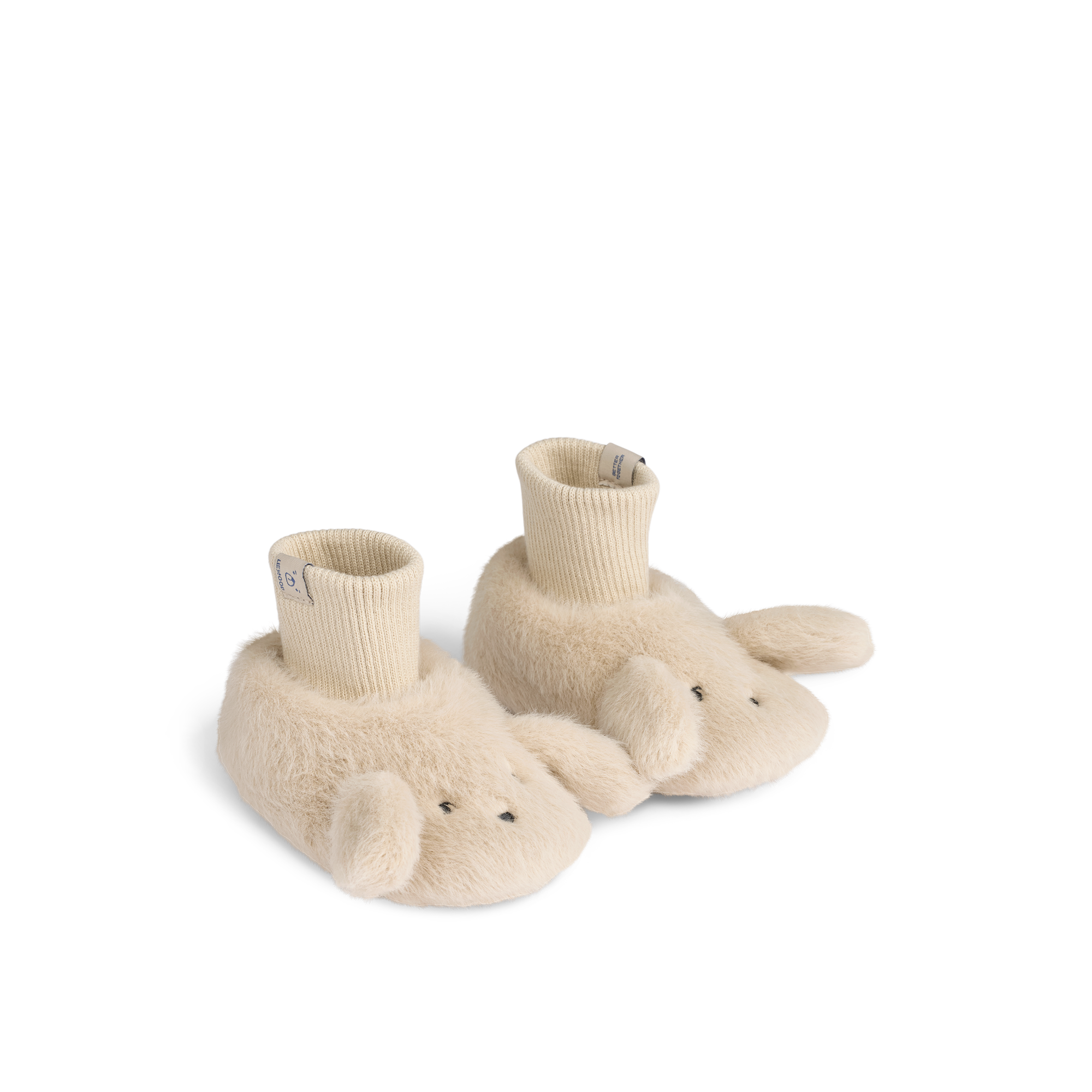 Liewood Beth Rabbit Plush Slippers | Mist