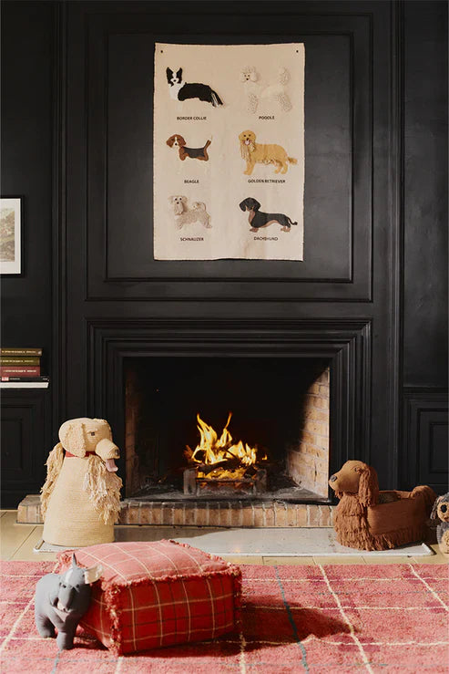 Lorena Canals Machinewasbaar Tapijt 140x190 cm | Vintage Red