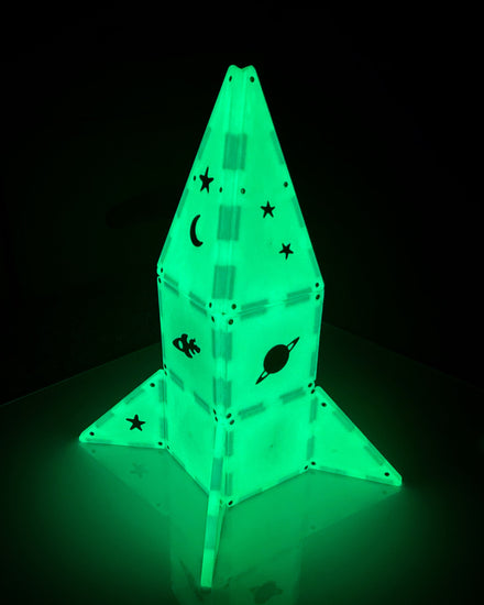 Magna-Tiles Glow In The Dark | 16 Stuks