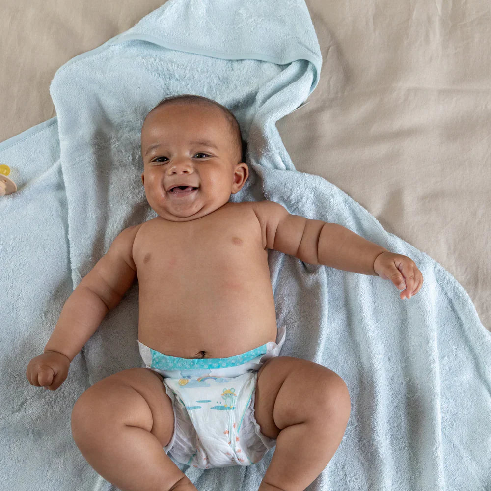 Timboo Badcape Bamboo 74x74cm | Riviera Blue