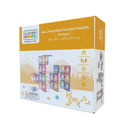 Cleverclixx Ball Run Creative Pack Pastel | 70 Stuks