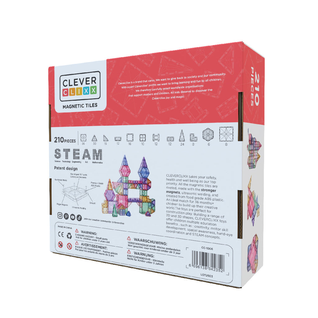 Cleverclixx Mega Creative Pack Pastel | 210 Stuks