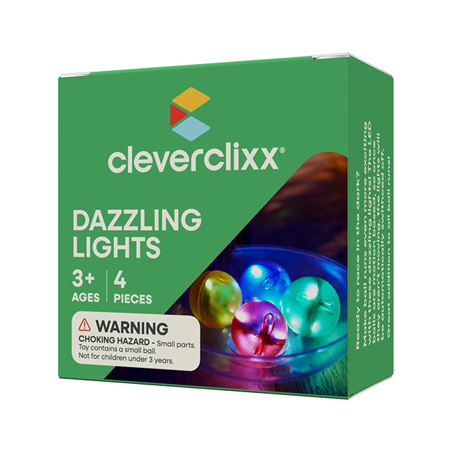 Cleverclixx Balls Pack Dazzling Lights | 4 Stuks