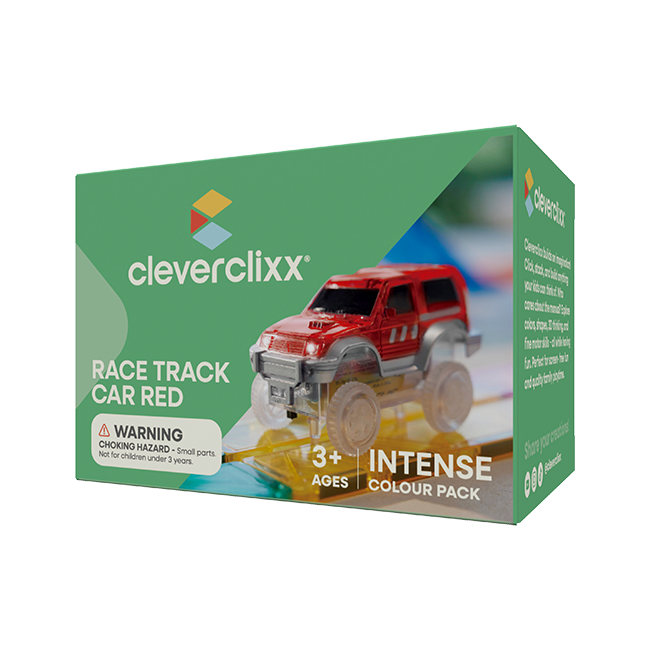 Cleverclixx Race Track Car Red | 1 Stuk