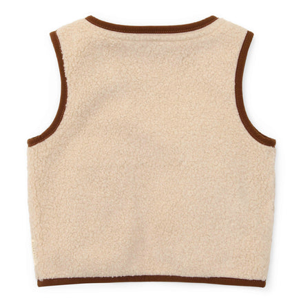 Little Dutch Kleuter Winter Omkeerbaar Gilet Sand | Zand