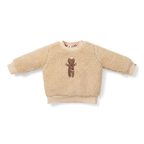 Little Dutch Teddy Kerst Trui Christmas Sweater | Gingerbread