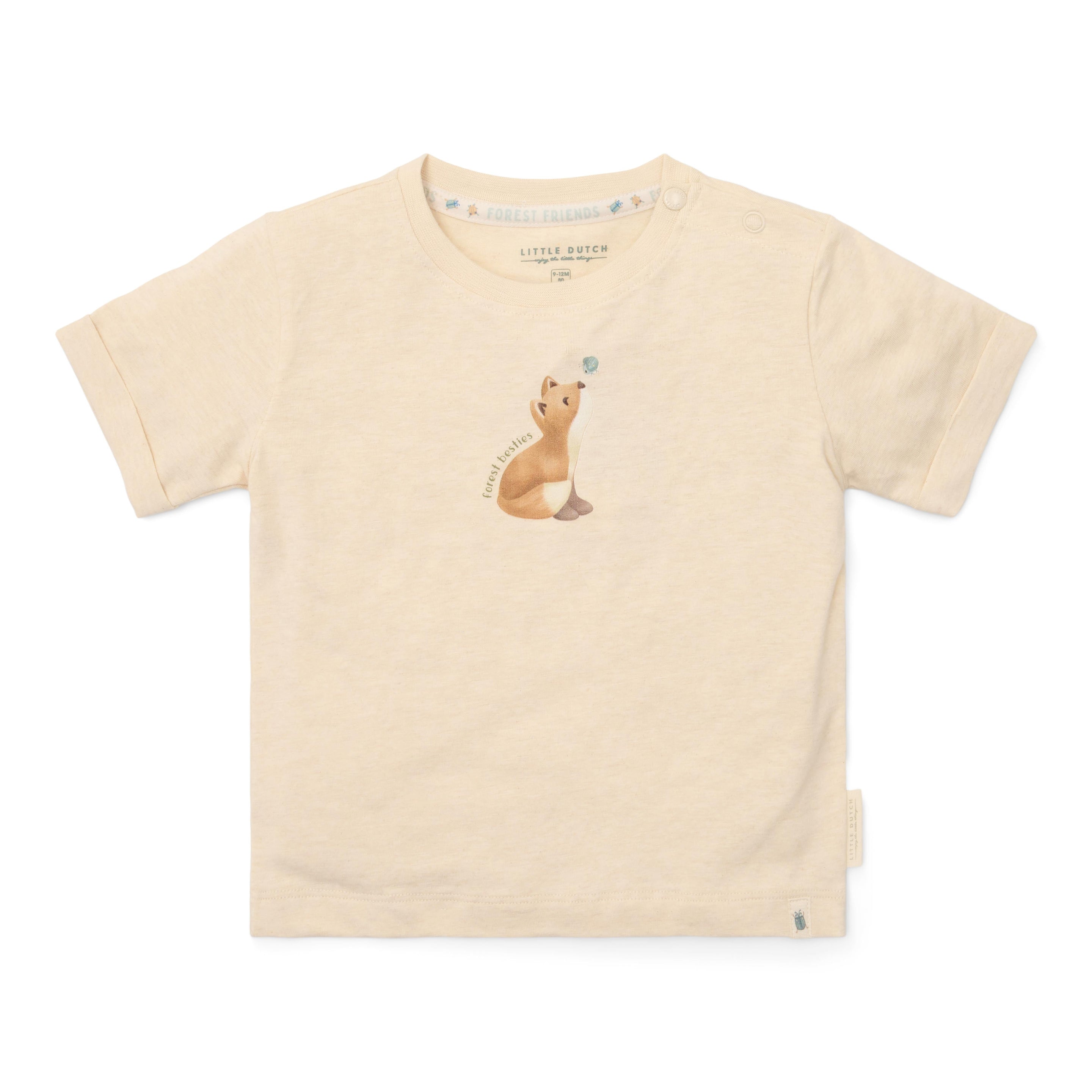 Little Dutch T-Shirt Korte Mouw Birch Melange