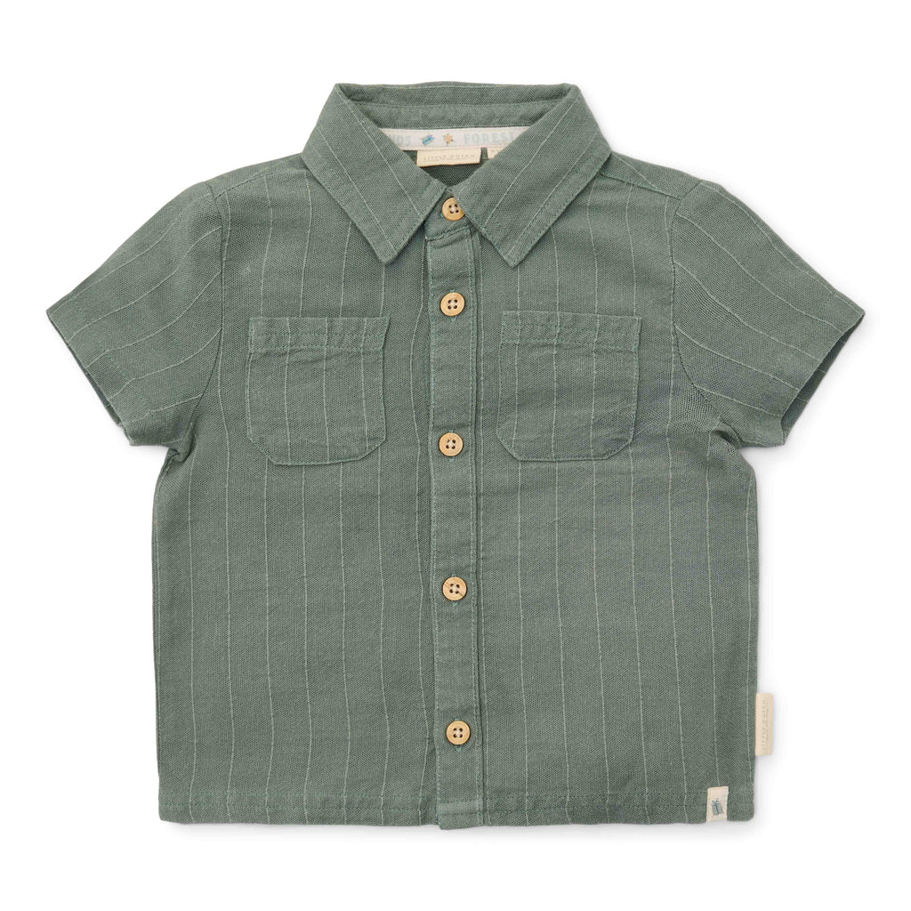 Little Dutch Blouse Korte Mouw Forest Green