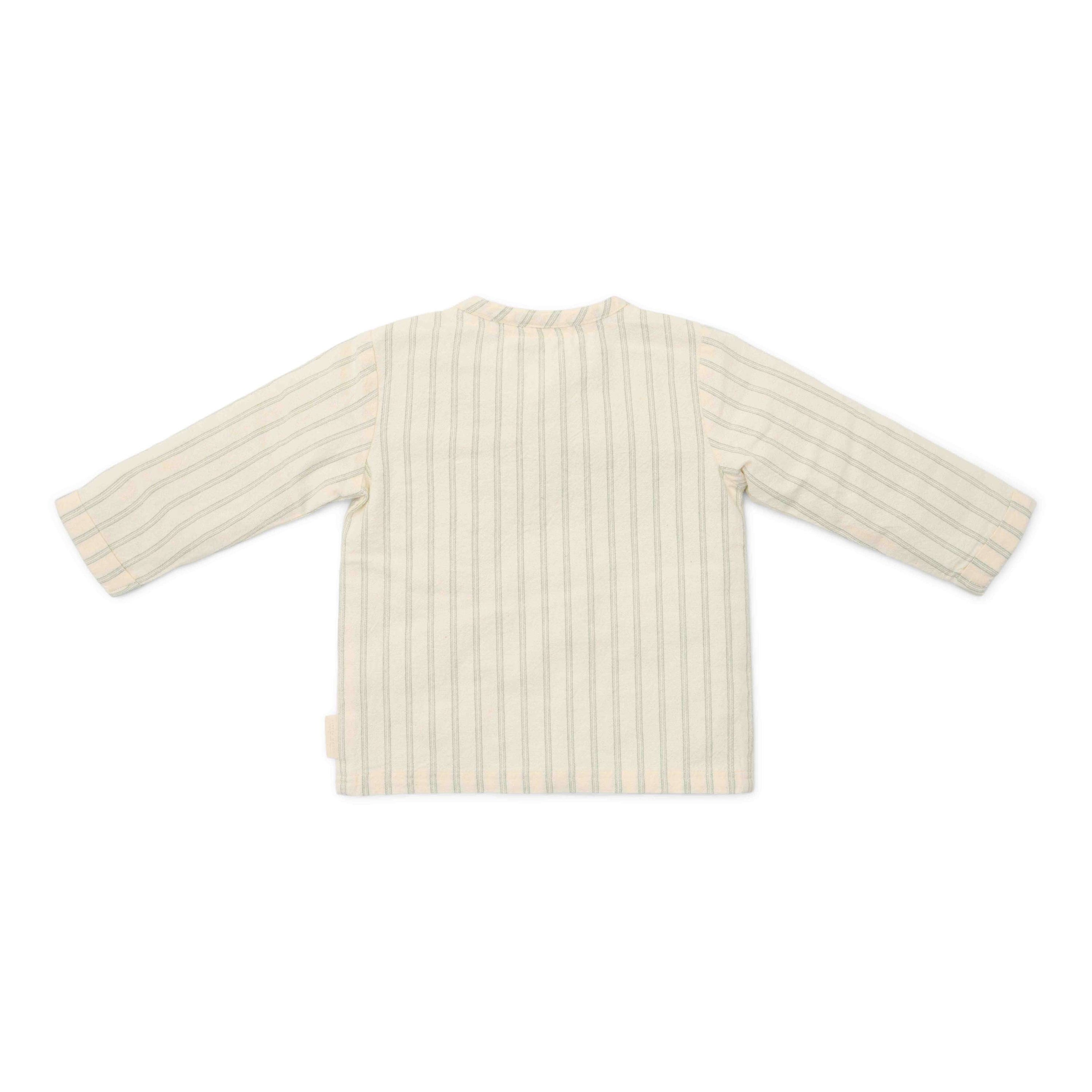 Little Dutch Blouse Lange Mouw Forest Green Stripe