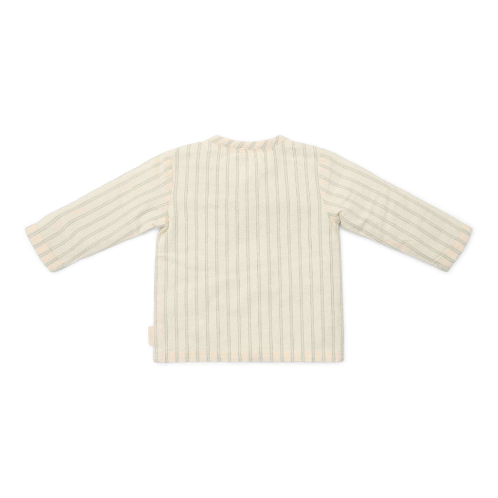 Little Dutch Blouse Lange Mouw Forest Green Stripe