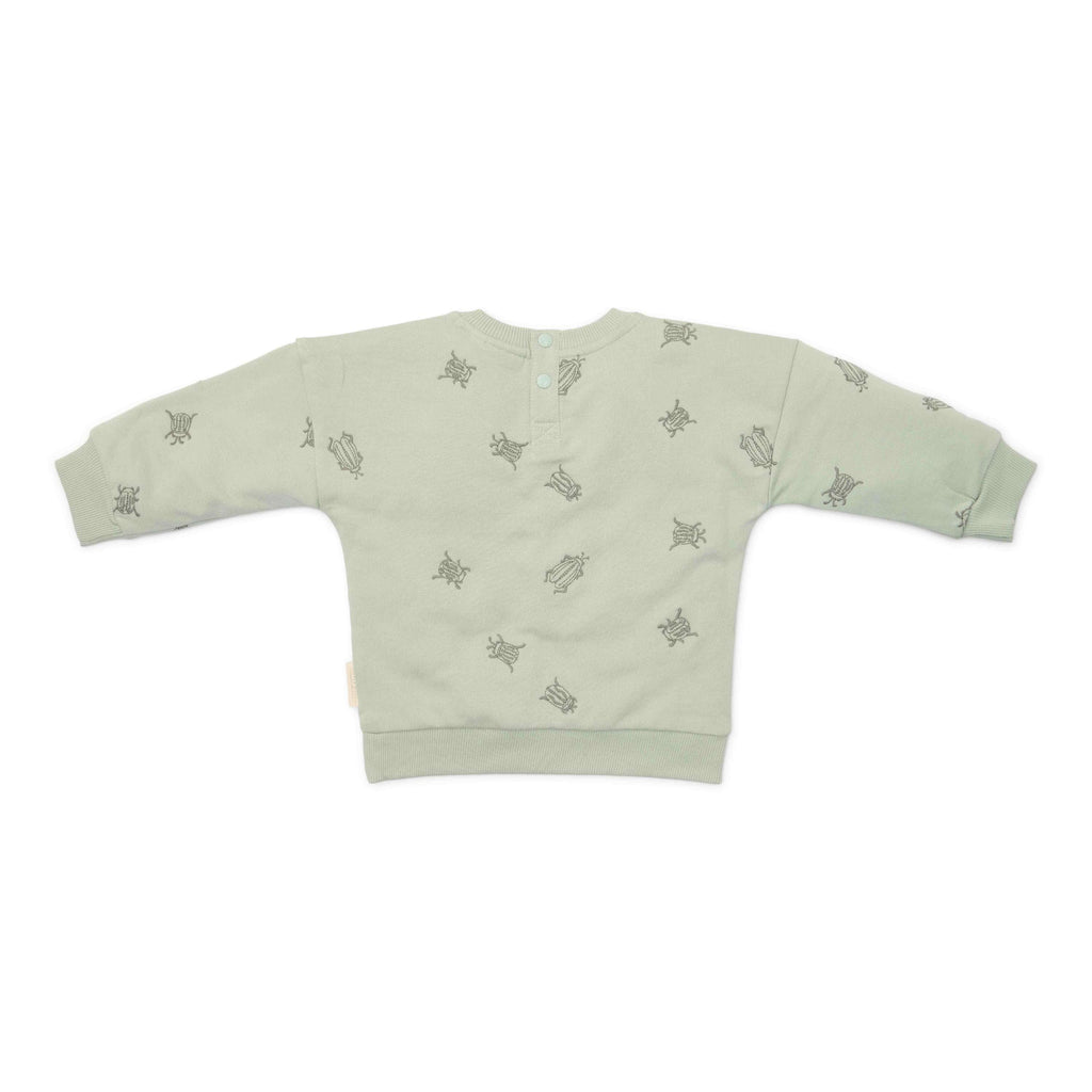 * Little Dutch Sweater Forest Mint Bugs