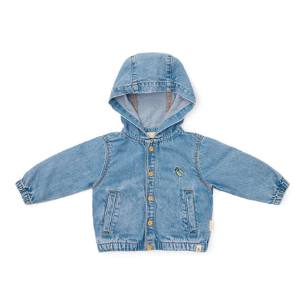 * Little Dutch Vest Met Capuchon Denim