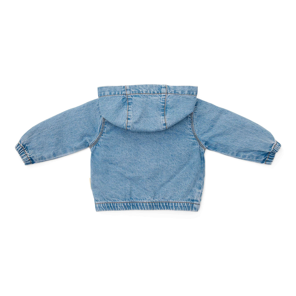 * Little Dutch Vest Met Capuchon Denim