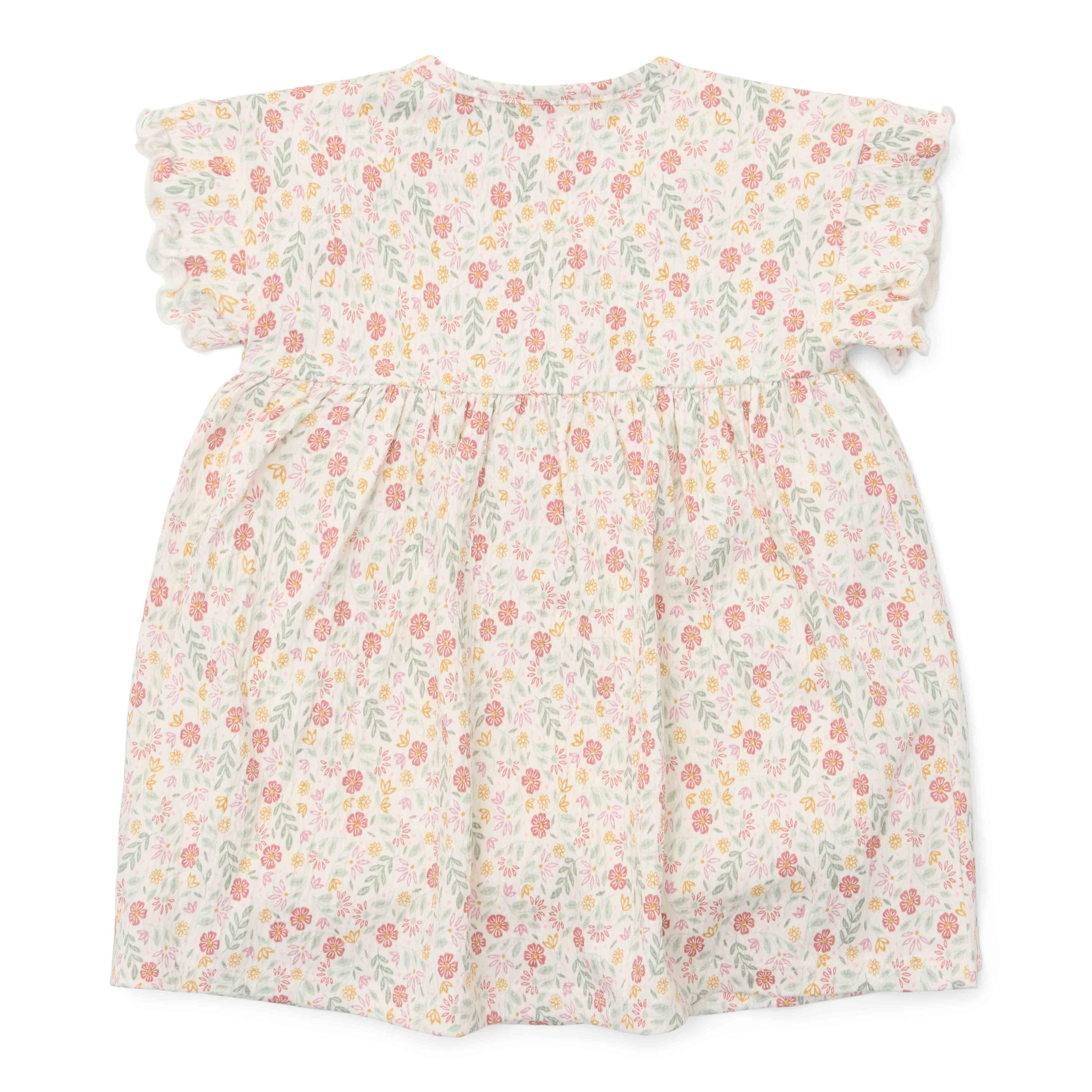 Little Dutch Jurkje Korte Mouw Creme