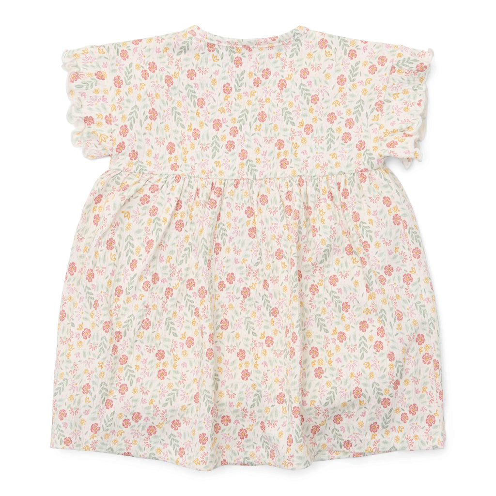 Little Dutch Jurkje Korte Mouw Creme