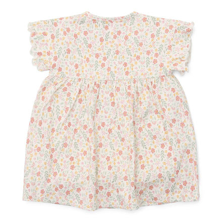 Little Dutch Jurkje Korte Mouw Creme