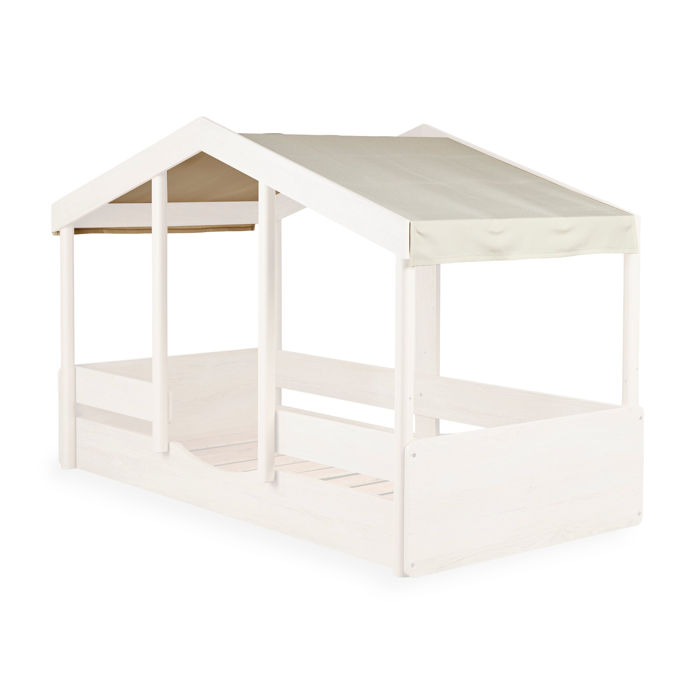 Quax Bedhuisje Montessori 90x200 Textiel Dak | Butter  Levering W19