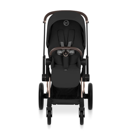 CYBEX Priam incl. Foldable Carry Cot | Sepia Black (Rosegold Frame)