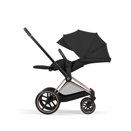CYBEX Buggy Priam Comfort Rosegold incl. Foldable Carry Cot Sepia Black
