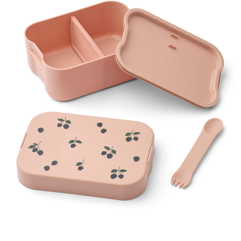 Liewood Chelsey Printed Lunchbox Set | Berry / Pale Tuscany
