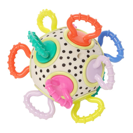 Manhattan Toys Sensorische Baby Speeltje Click Clack Colorpop