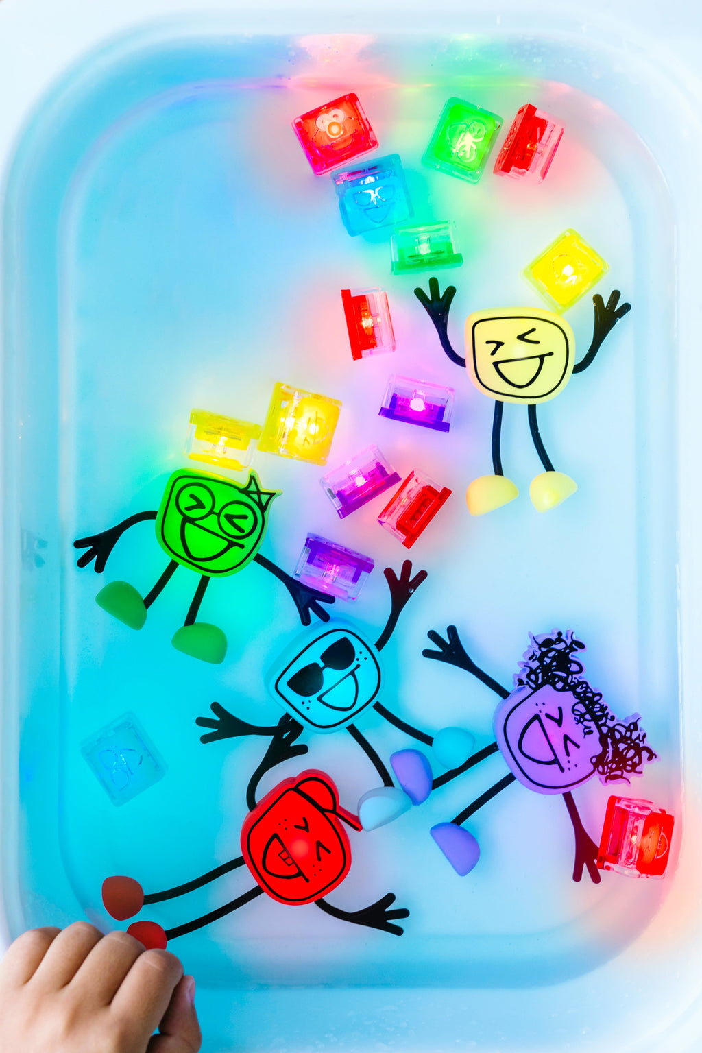 Glo Pals Light Up Sensory Toy Badspeeltje Rood | Sammy