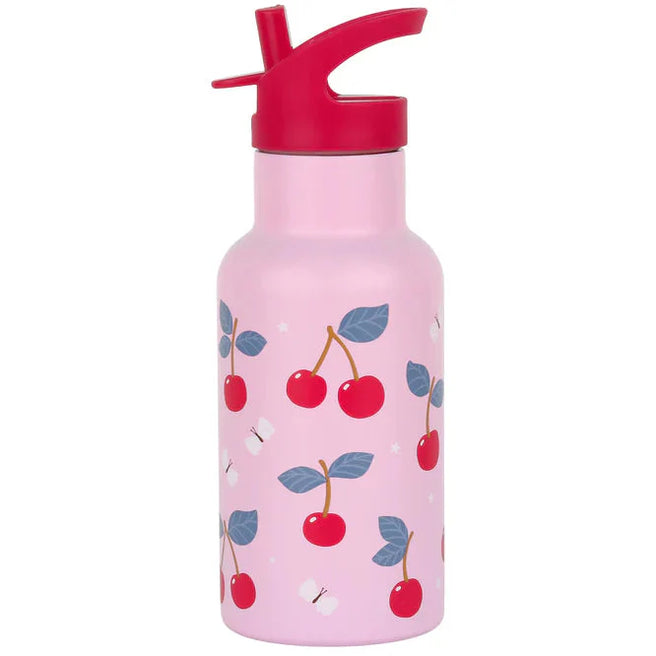 A Little Lovely Company Stainless Steel Drinkfles | Kersen