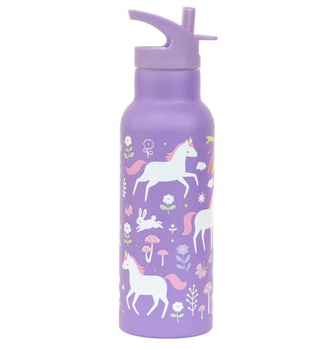 A Little Lovely Company Stainless Steel XL Drinkfles | Unicorn Dreams