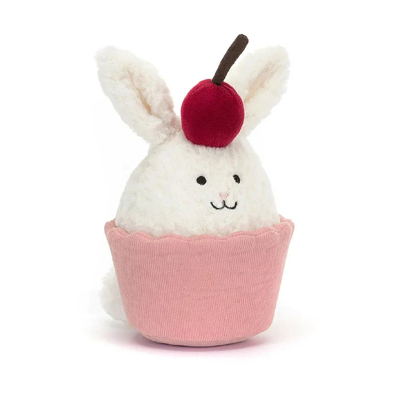 Jellycat Knuffel I Am Dainty Dessert Bunny Cupcake | 14x10cm