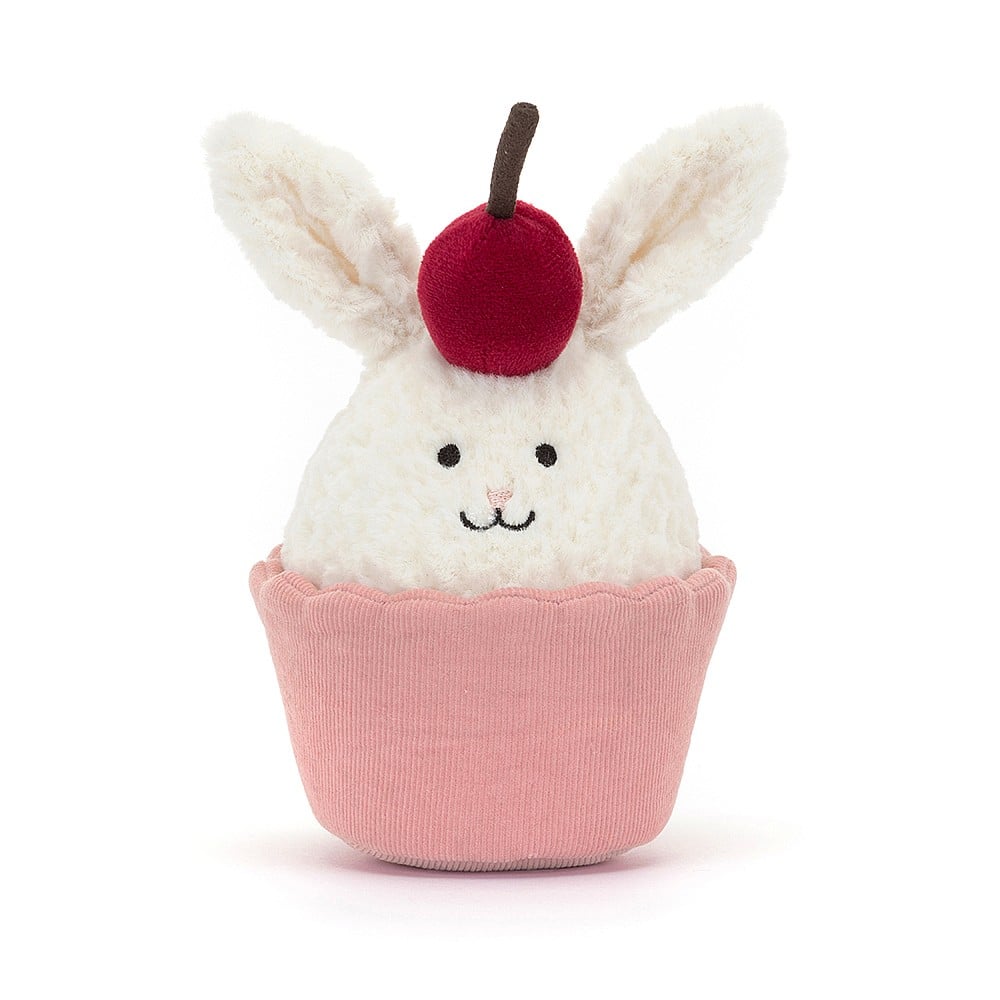 Jellycat Knuffel I Am Dainty Dessert Bunny Cupcake | 14x10cm