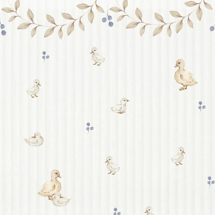 Dekornik Behang Ducklings Cute With Ornament